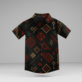 Short Sleeve Nordic Theme Shirt
