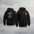 Wolf Coded Hoodie - Black