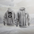 Wolf Coded Hoodie - Grey